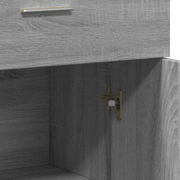 vidaXL Sideboards 2 pcs. Grey Sonoma 60x30x84 cm Engineered Wood