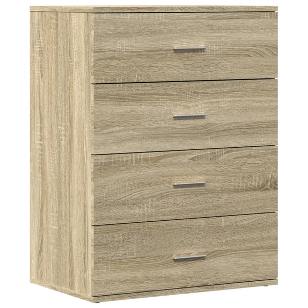 vidaXL Sideboards 2 pcs. Sonoma Oak 60x39x80 cm Engineered Wood