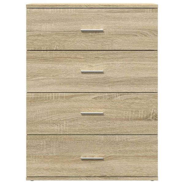 vidaXL Sideboards 2 pcs. Sonoma Oak 60x39x80 cm Engineered Wood