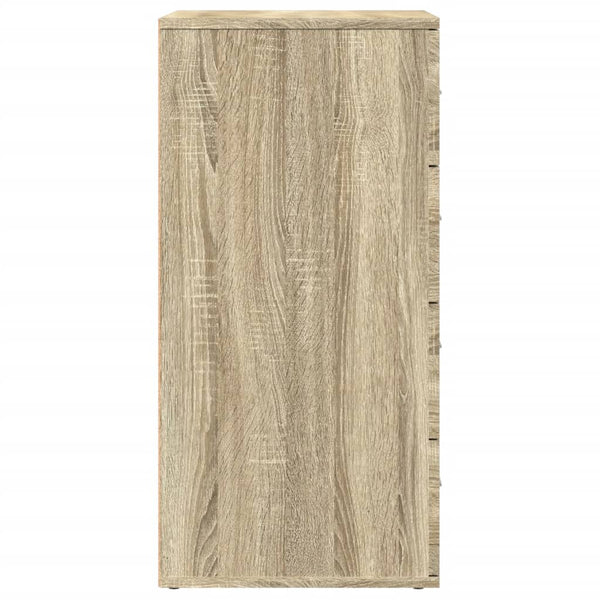 vidaXL Sideboards 2 pcs. Sonoma Oak 60x39x80 cm Engineered Wood