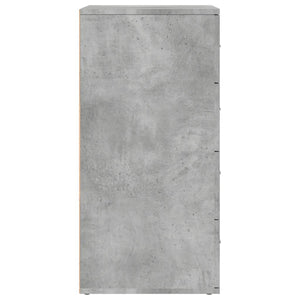 vidaXL Sideboards 2 pcs. Concrete Grey 60x39x80 cm Engineered Wood