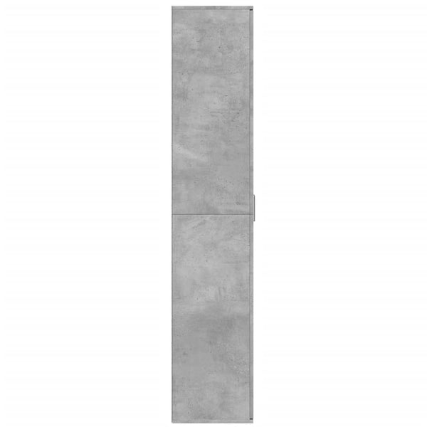 vidaXL Highboard Concrete Grey 80x35x180 cm Engineered Wood