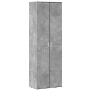 vidaXL Highboard Concrete Gray 60x35x180 cm Engineered Wood