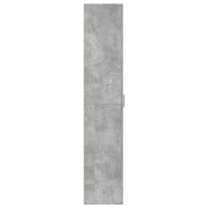 vidaXL Highboard Concrete Gray 60x35x180 cm Engineered Wood