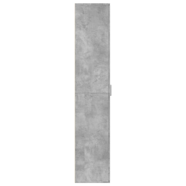 vidaXL Highboard Concrete Gray 60x35x180 cm Engineered Wood