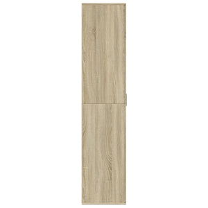 vidaXL Shoe Cabinet Sonoma Oak 80x39x178 cm Engineered Wood