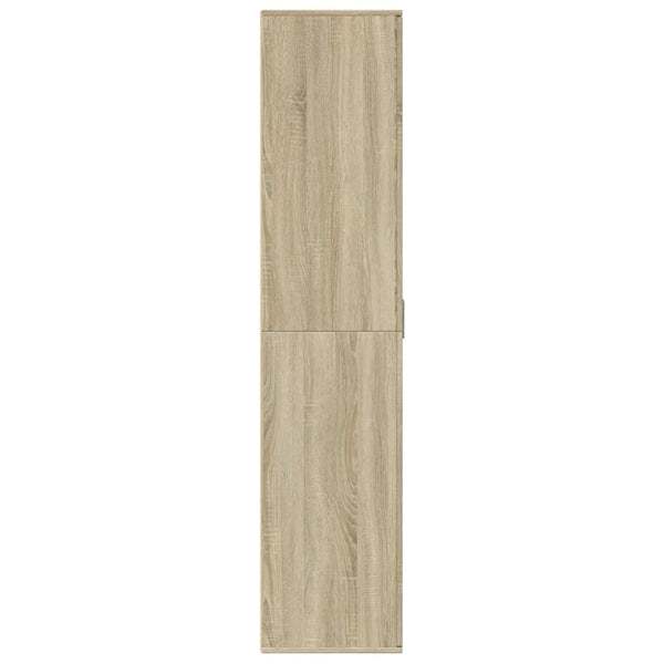 vidaXL Shoe Cabinet Sonoma Oak 80x39x178 cm Engineered Wood