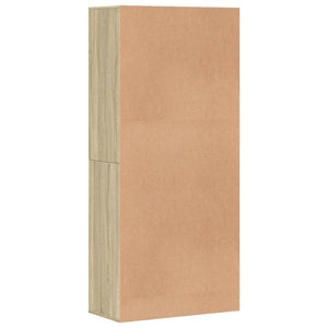 vidaXL Shoe Cabinet Sonoma Oak 80x39x178 cm Engineered Wood
