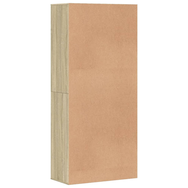 vidaXL Shoe Cabinet Sonoma Oak 80x39x178 cm Engineered Wood