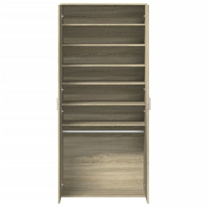 vidaXL Shoe Cabinet Sonoma Oak 80x39x178 cm Engineered Wood