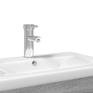 vidaXL Sink Cabinet with Integrated Sink Sonoma Oak Grey