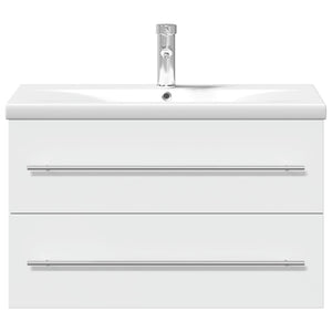 vidaXL Under-Sink Cabinet with Integrated Basin White
