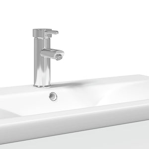 vidaXL Under-Sink Cabinet with Integrated Basin White