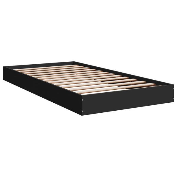 Bettgestell Schwarz 100x200 cm