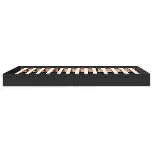 Bettgestell Schwarz 100x200 cm