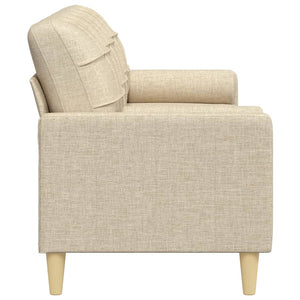 3-Sitzer Sofa Creme Stoff 210 cm