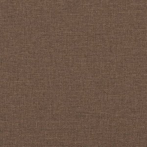 3-Sitzer Sofa Braun Stoff 210 cm