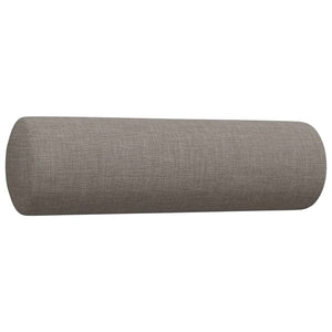 vidaXL 2-Seater Sofa Set with Decorative Cushions Taupe Fabric