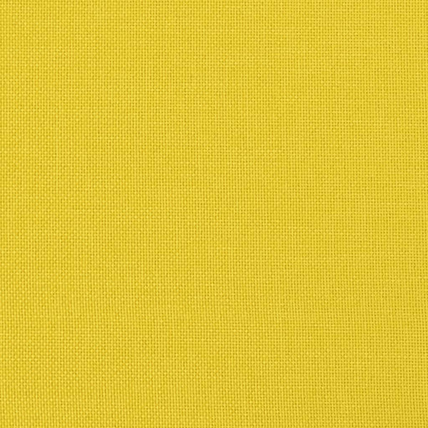 vidaXL 3-Piece Sofa Set with Footstool & Decorative Pillows Light Yellow Fabric