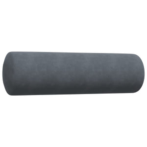 vidaXL 3-Piece Sofa Set with Cushions and Bolsters Dark Grey Velvet