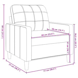 vidaXL 3-Piece Sofa Set with Cushions and Bolsters Dark Grey Velvet