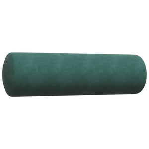 vidaXL 4-Piece Sofa Set with Cushions and Bolsters Dark Green Velvet
