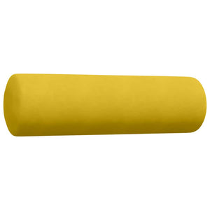 vidaXL 2-Piece Sofa Set with Cushions and Bolsters Yellow Velvet
