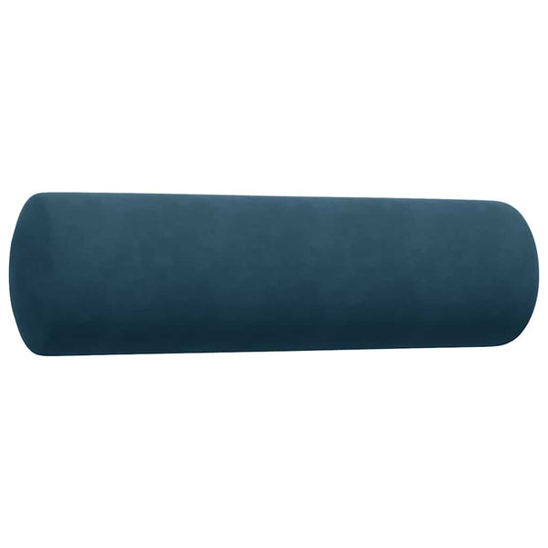 vidaXL 2-Piece Sofa Set with Cushions and Bolsters Blue Velvet