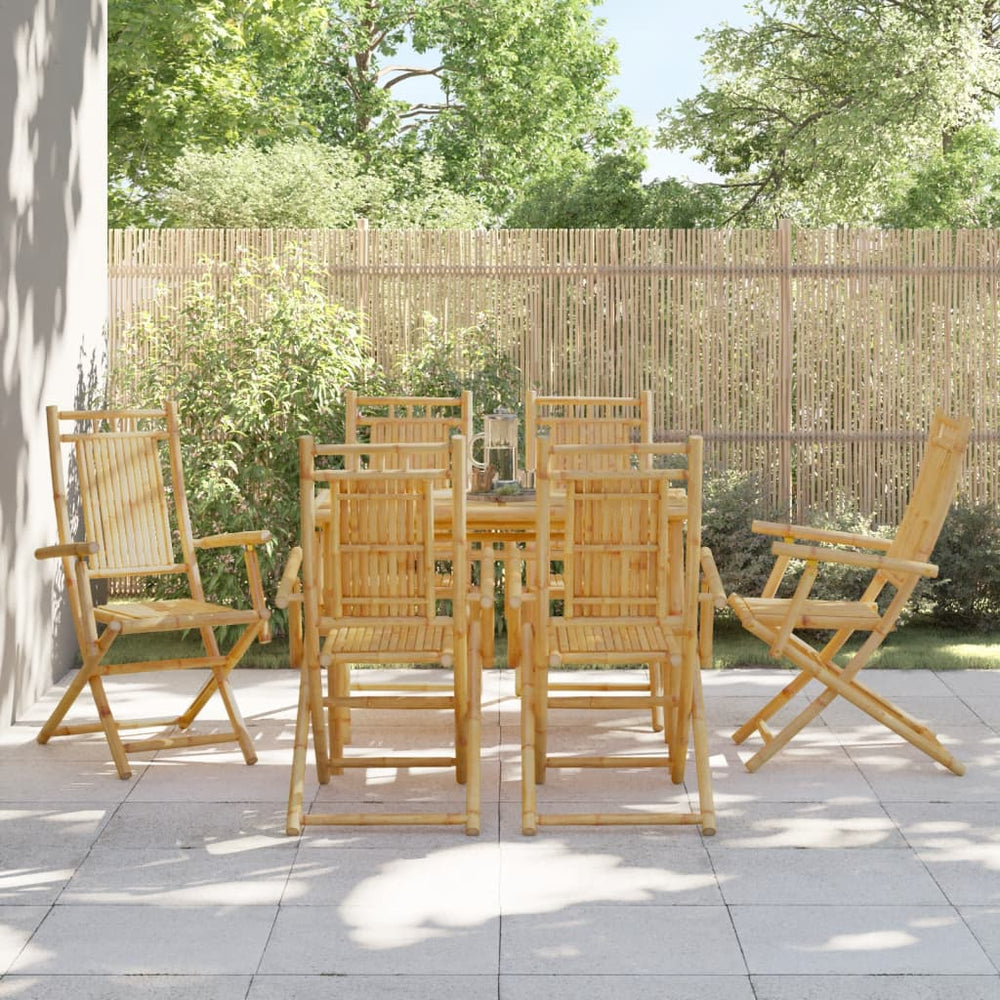 vidaXL Garden Chairs 6 pcs. Foldable 53x66x99 cm Bamboo