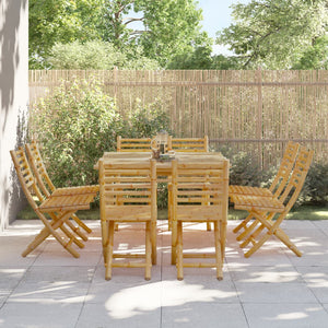 vidaXL Garden Chairs 8 pcs. Foldable 43x54x88 cm Bamboo