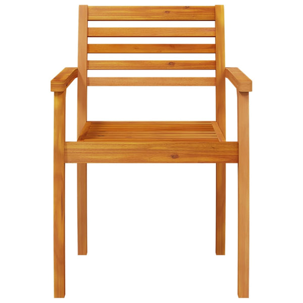 vidaXL Garden Chairs 4 pcs 59x55x85 cm Solid Acacia Wood