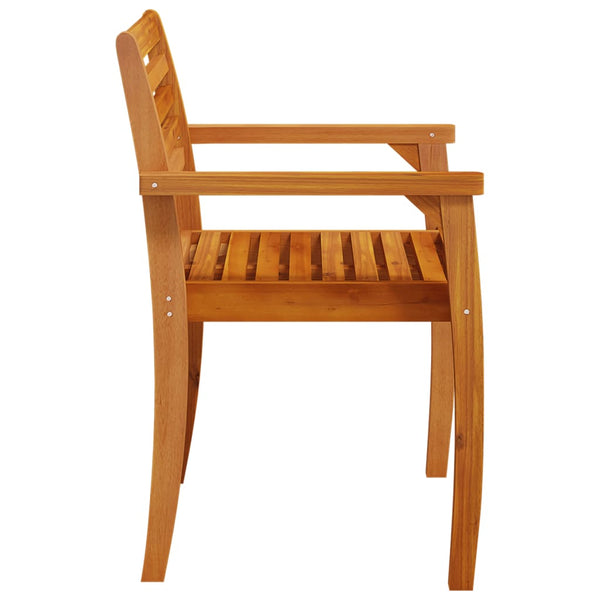 vidaXL Garden Chairs 4 pcs 59x55x85 cm Solid Acacia Wood