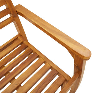 vidaXL Garden Chairs 4 pcs 59x55x85 cm Solid Acacia Wood
