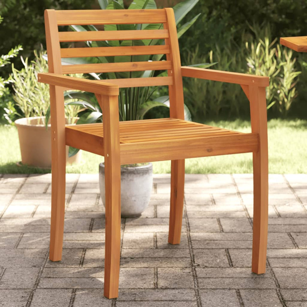vidaXL Garden Chairs 6 pcs 59x55x85 cm Solid Acacia Wood