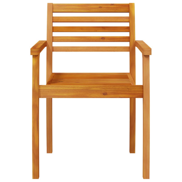 vidaXL Garden Chairs 8 pcs 59x55x85 cm Solid Acacia Wood