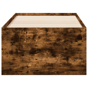 vidaXL Day Bed with Drawers without Mattress Smoked Oak 75x190 cm