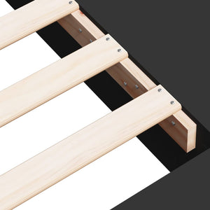 vidaXL Bed Frame Black 160x200 cm Engineered Wood