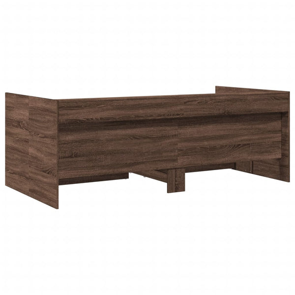 vidaXL Day Bed with Drawers without Mattress 100x200 cm