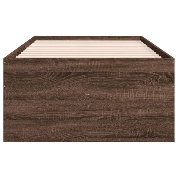 vidaXL Daybed with Drawers without Mattress 90x200 cm