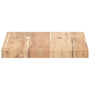 vidaXL Floating Shelf 40x20x2 cm Solid Acacia Wood Untreated