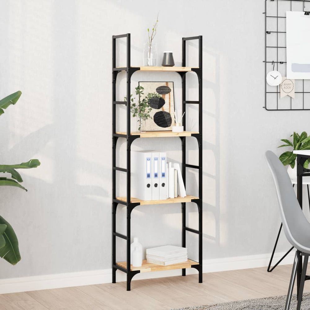 vidaXL Floating Shelves 2 pcs 40x20x2 cm Solid Acacia Wood Untreated