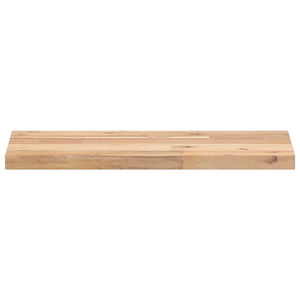 vidaXL Floating Wall Shelves 3 pcs 40x20x2 cm Solid Acacia Wood Untreated