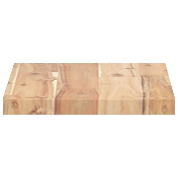 vidaXL Floating Wall Shelves 3 pcs 40x20x2 cm Solid Acacia Wood Untreated