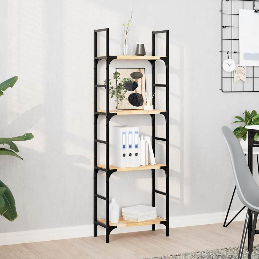 vidaXL Floating Shelves 4 pcs. 40x20x2 cm Solid Acacia Wood Untreated
