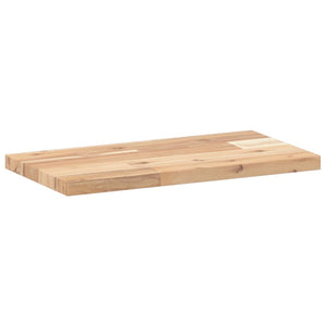 vidaXL Floating Shelves 2 pcs. 60x20x2 cm Solid Acacia Wood Untreated