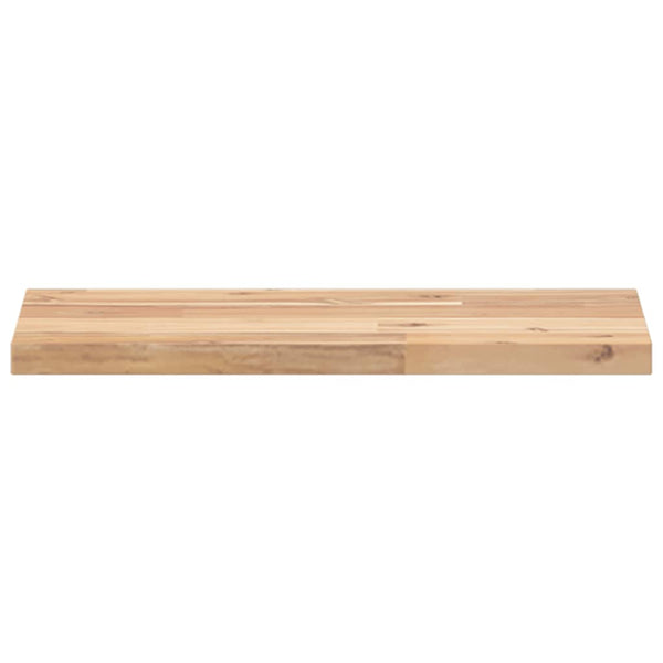 vidaXL Floating Shelves 2 pcs. 60x20x2 cm Solid Acacia Wood Untreated