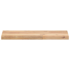 vidaXL Floating Shelves 4 pcs. 60x20x2 cm Solid Acacia Wood Untreated