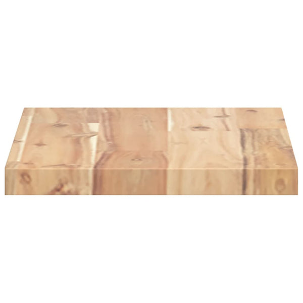 vidaXL Floating Shelves 4 pcs. 60x20x2 cm Solid Acacia Wood Untreated
