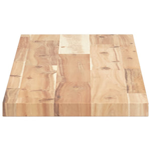 vidaXL Floating Wall Shelf 80x20x2 cm Solid Acacia Wood Untreated