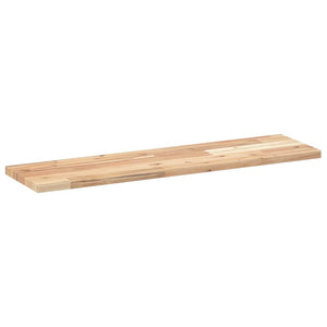 vidaXL Floating Shelves 3 pcs. 80x20x2 cm Solid Acacia Wood Untreated